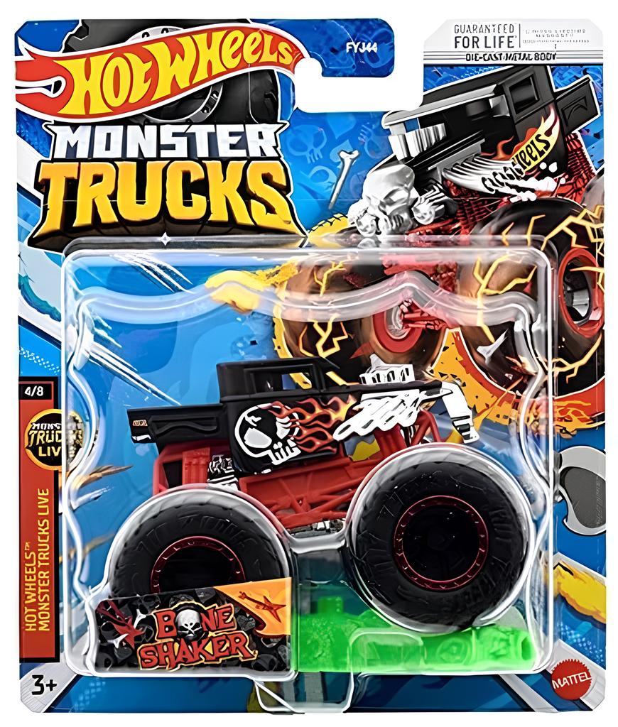 Машинка Hot Wheels HNW25 Monster Trucks Bone Shaker 2023