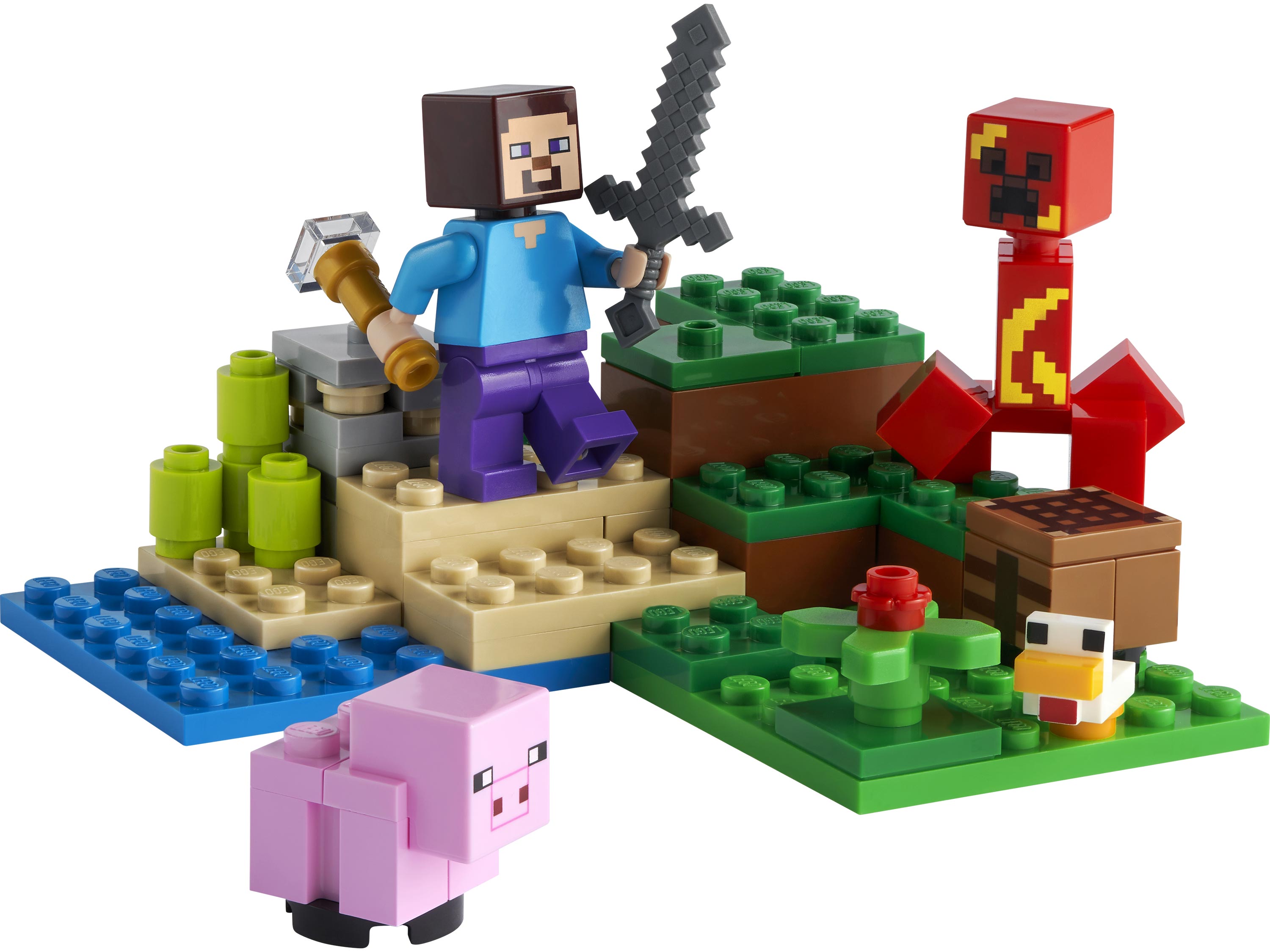 Lego Minecraft 21177 Засада Крипера