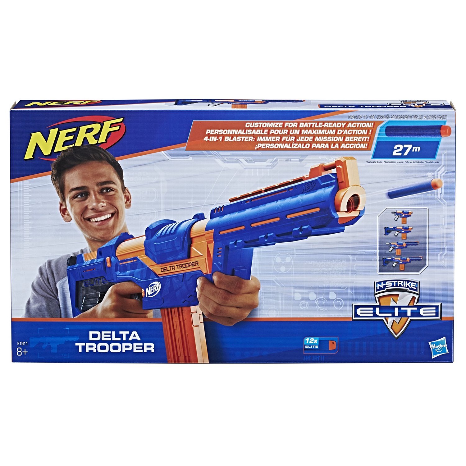 Бластер Nerf Элит E1911 Дельта Труппер