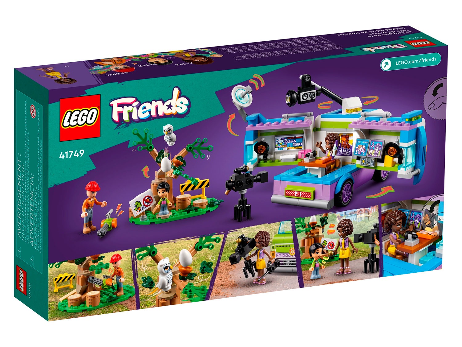 Lego Friends 41749 Фургон отдела новостей