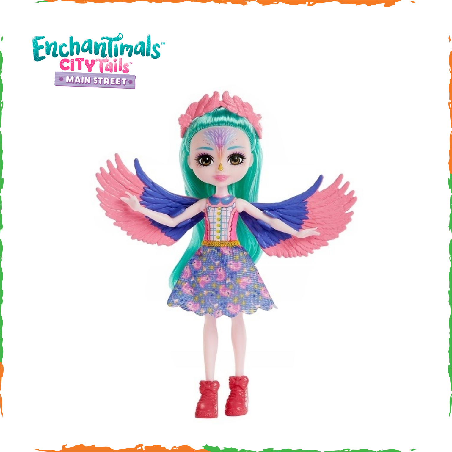 Набор Enchantimals HKN15 Семейство зябликов Филии Финч