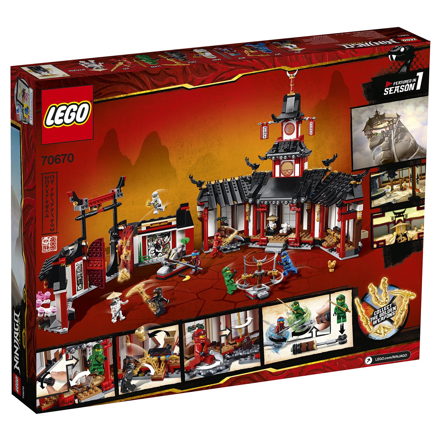 Lego Ninjago 70670 Монастырь Кружитцу