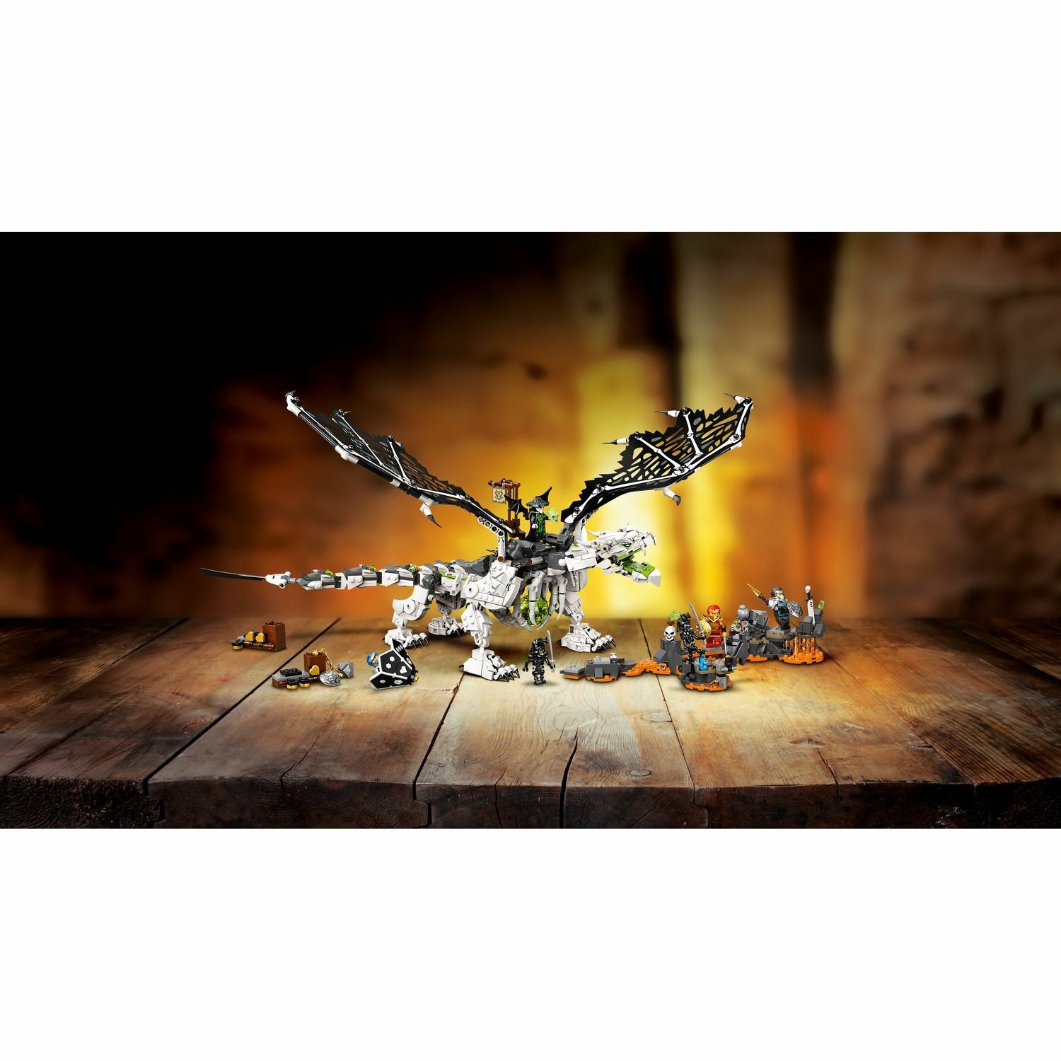Lego Ninjago 71721 Дракон чародея-скелета
