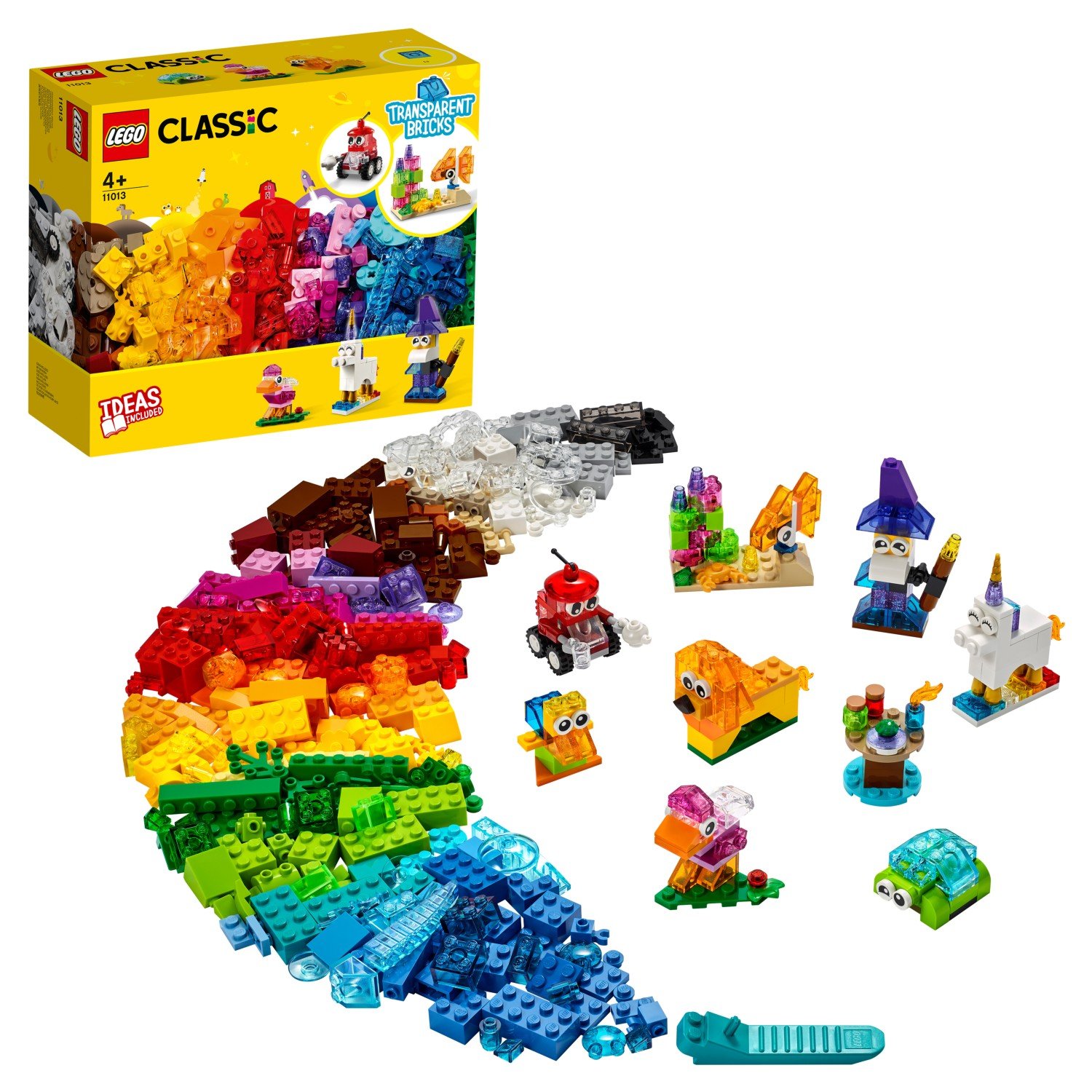 Lego Classic 11013 Прозрачные кубики