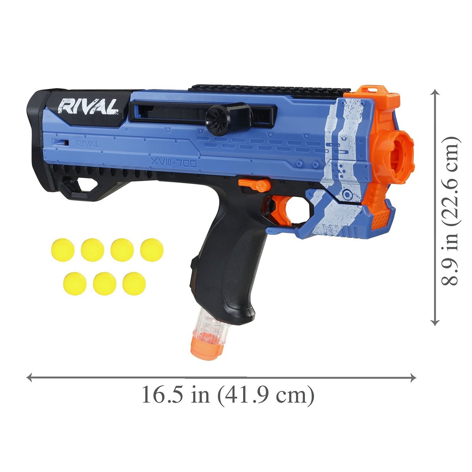 Бластер Nerf Райвал E3379 Гелиос синий