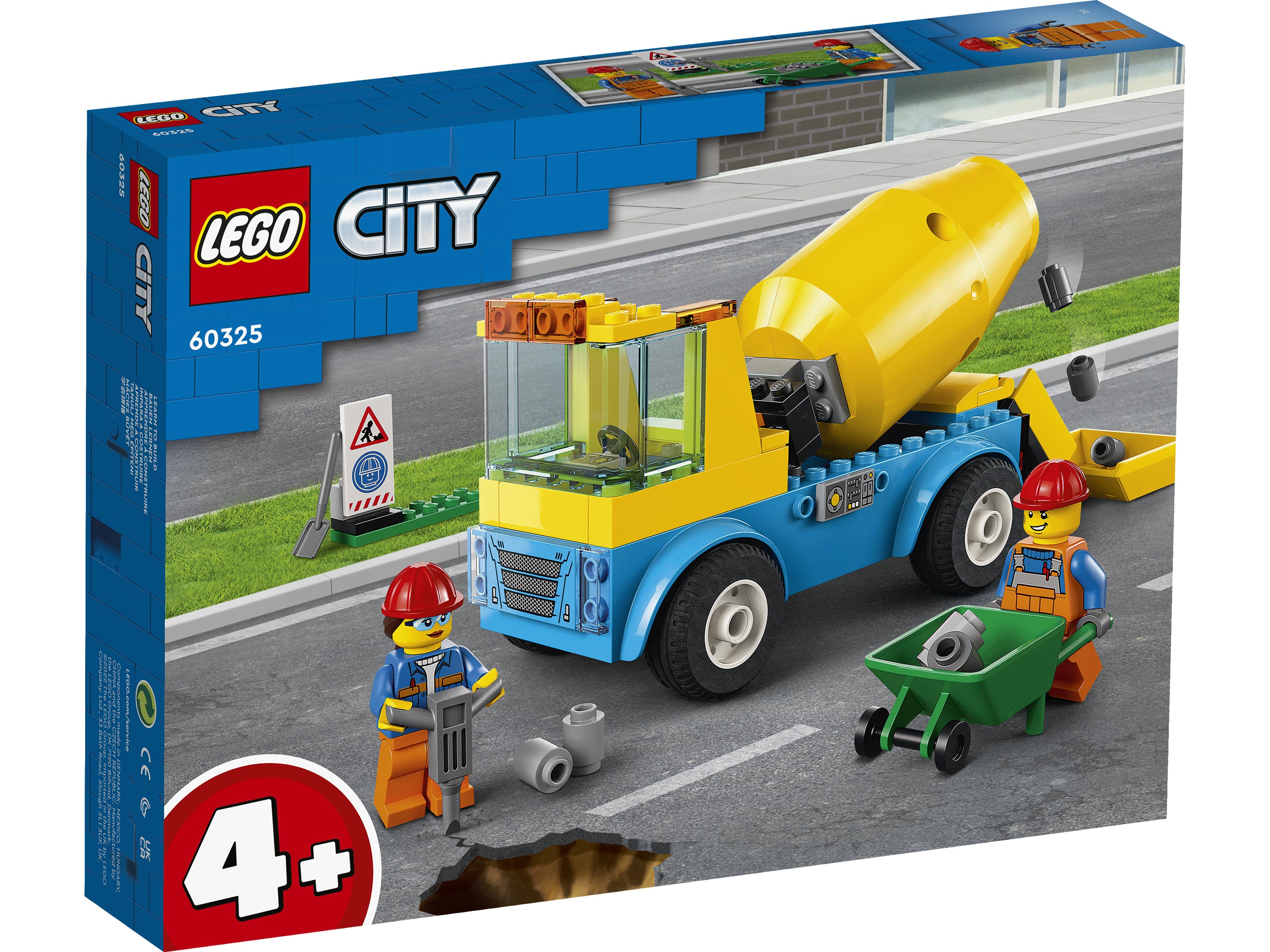 Lego City 60325 Бетономешалка