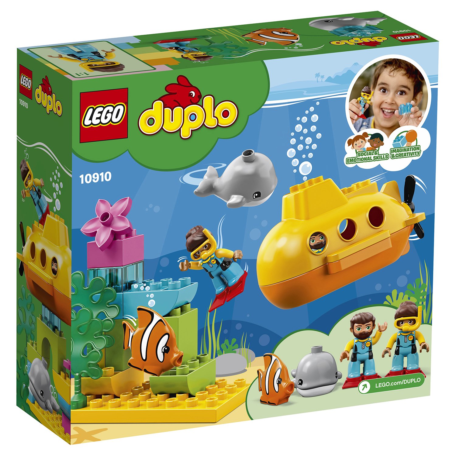 Lego Duplo 10910 Путешествие субмарины 