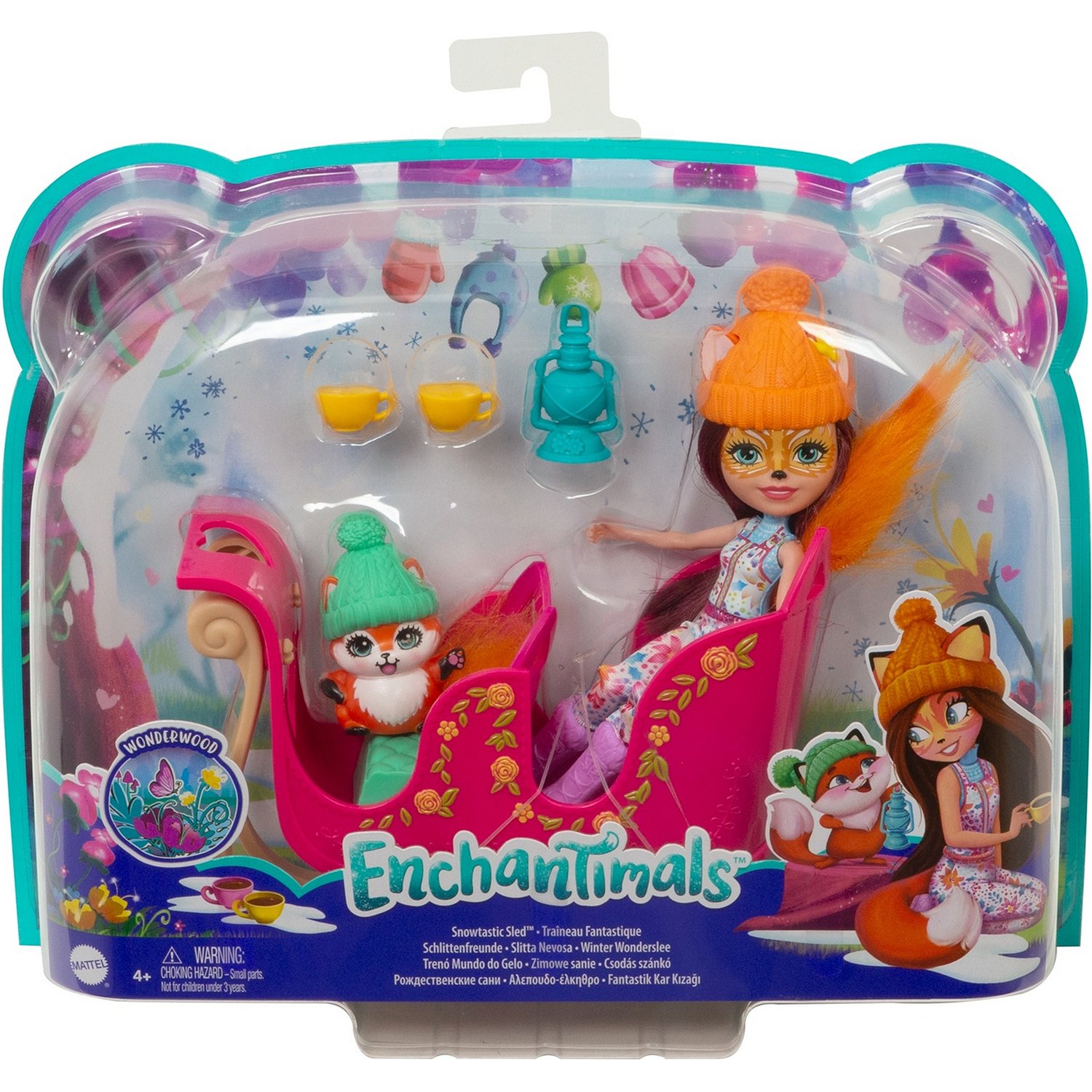 Набор Enchantimals GJX31 Рождественские сани