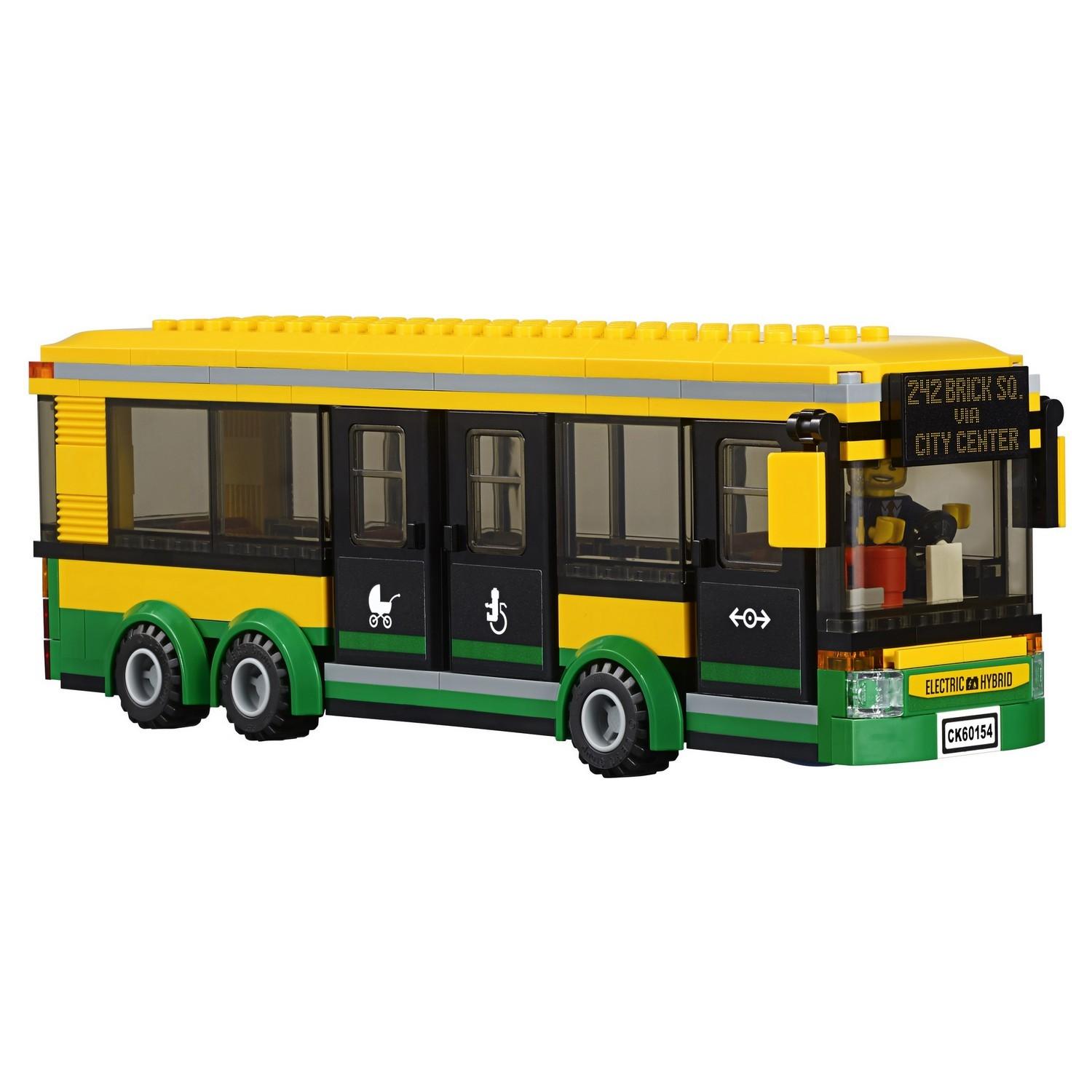 Lego City 60154 Автобусная остановка
