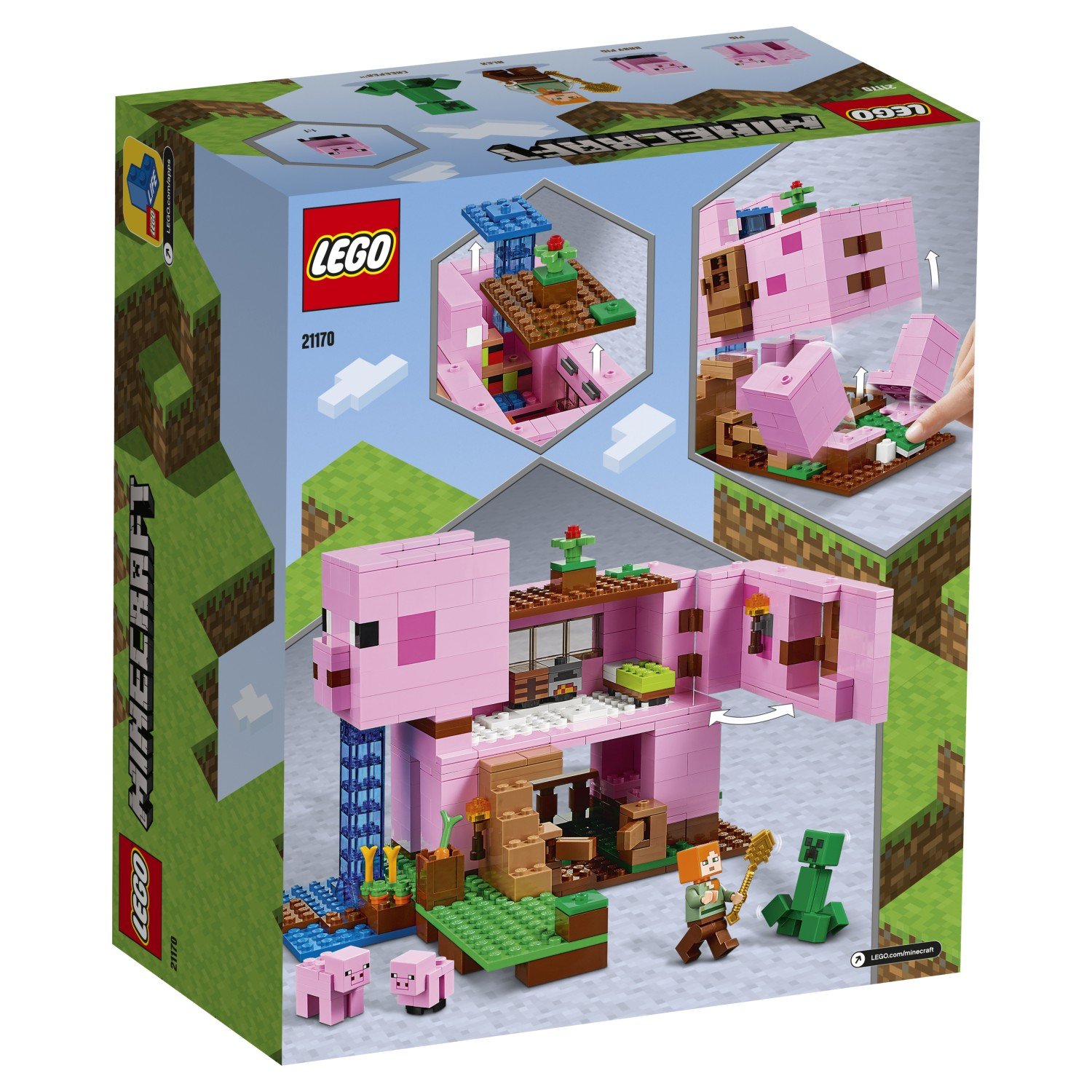 Lego Minecraft 21170 Дом-свинья