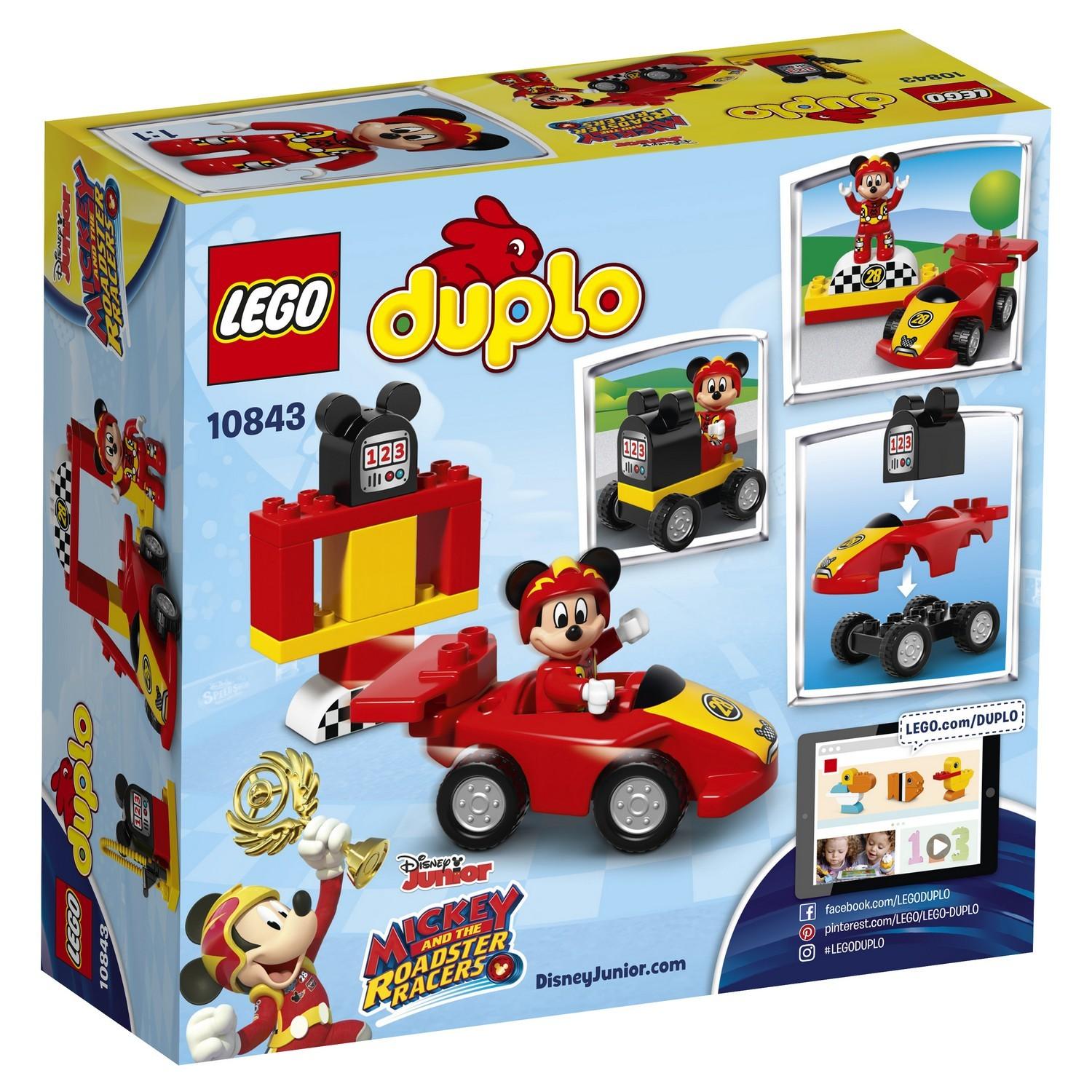 Lego Duplo 10843 Гоночная машина Микки