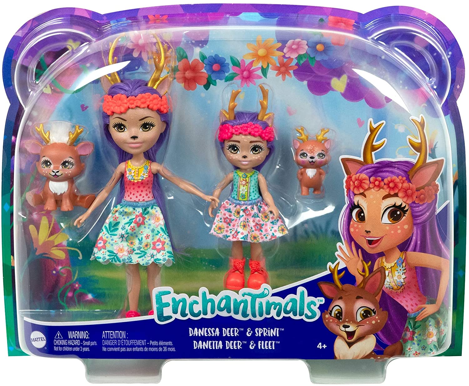 Набор Enchantimals HCF80 Данесса и Данетта Оленни