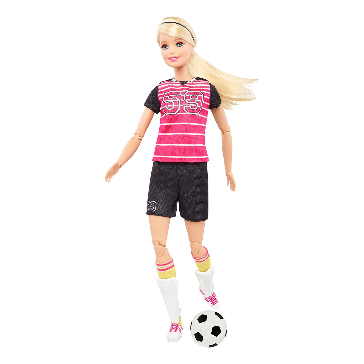 Кукла Barbie DVF69 Спортсменка Футболистка Блондинка