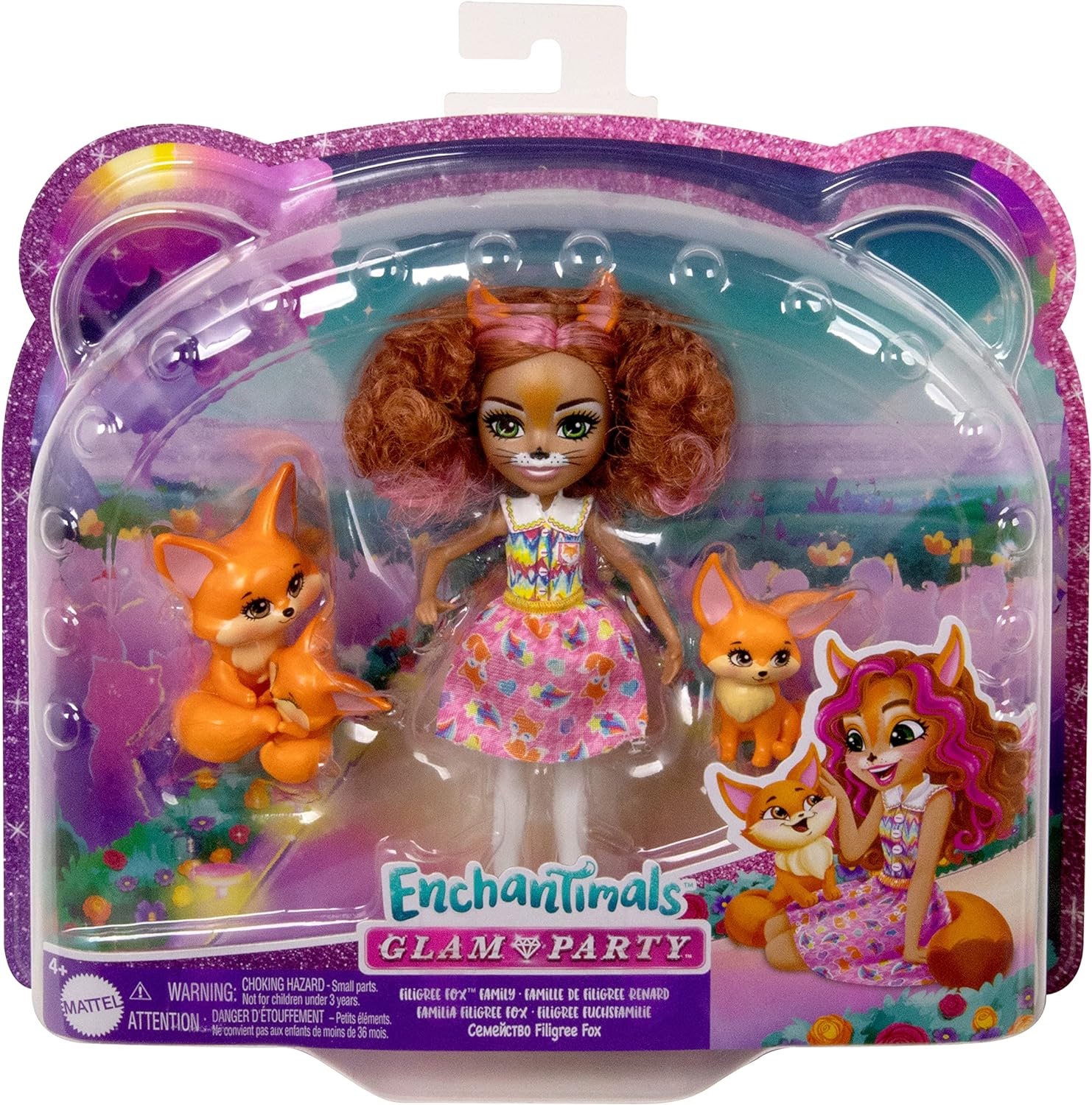 Набор Enchantimals HNT60 Семейство лисичек Филигри