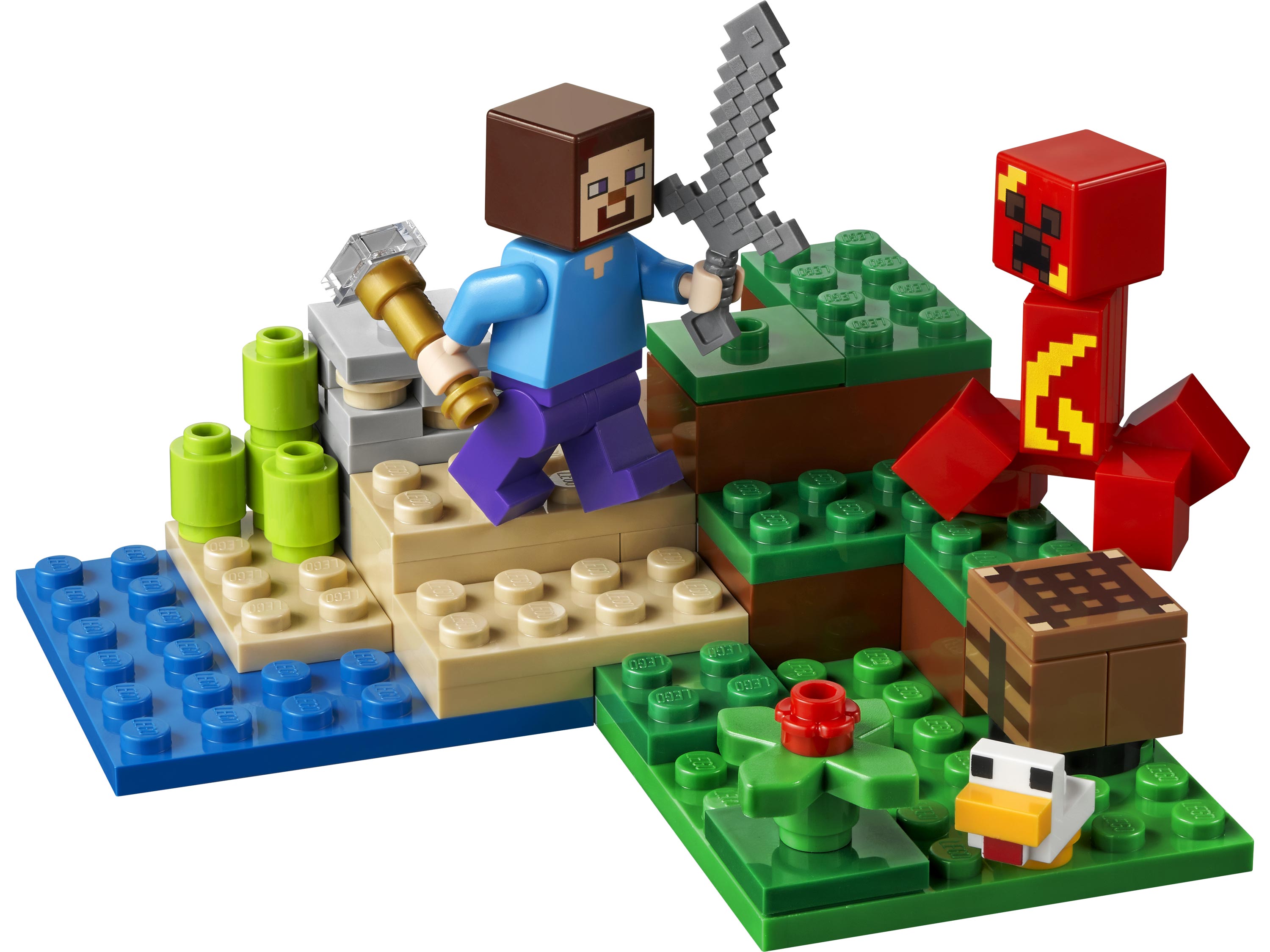 Lego Minecraft 21177 Засада Крипера