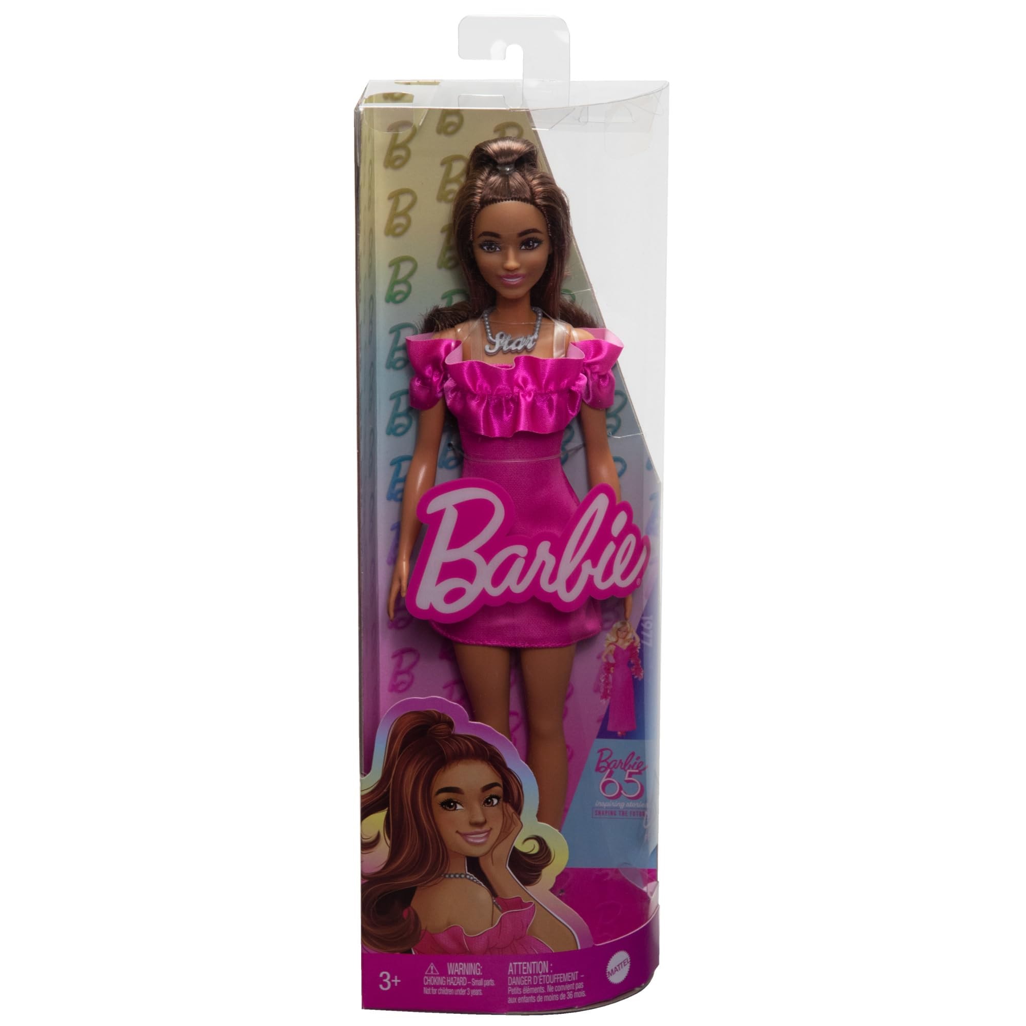 Кукла Barbie HRH15 217 в розовом платье