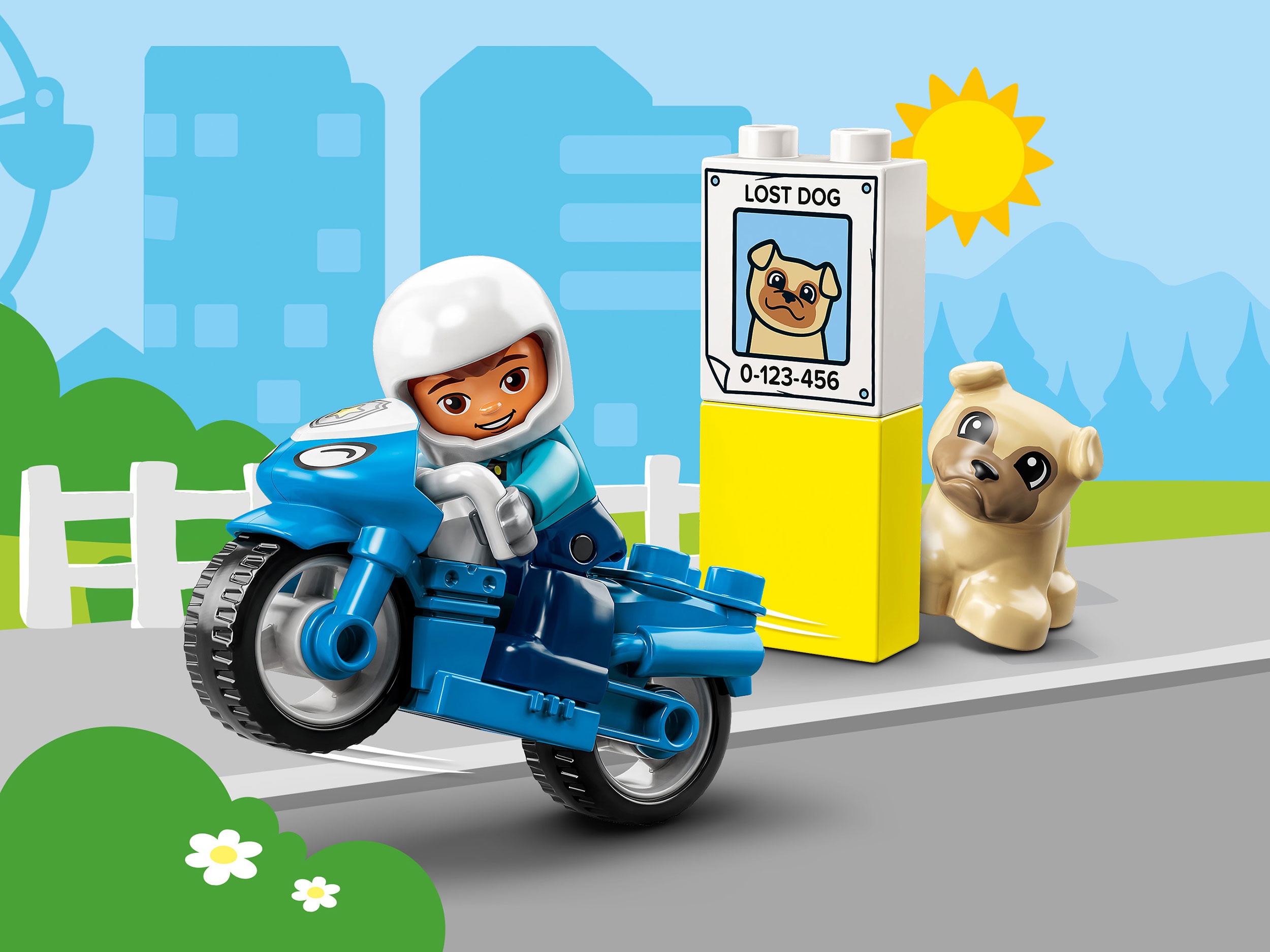 Lego Duplo 10967 Полицейский мотоцикл