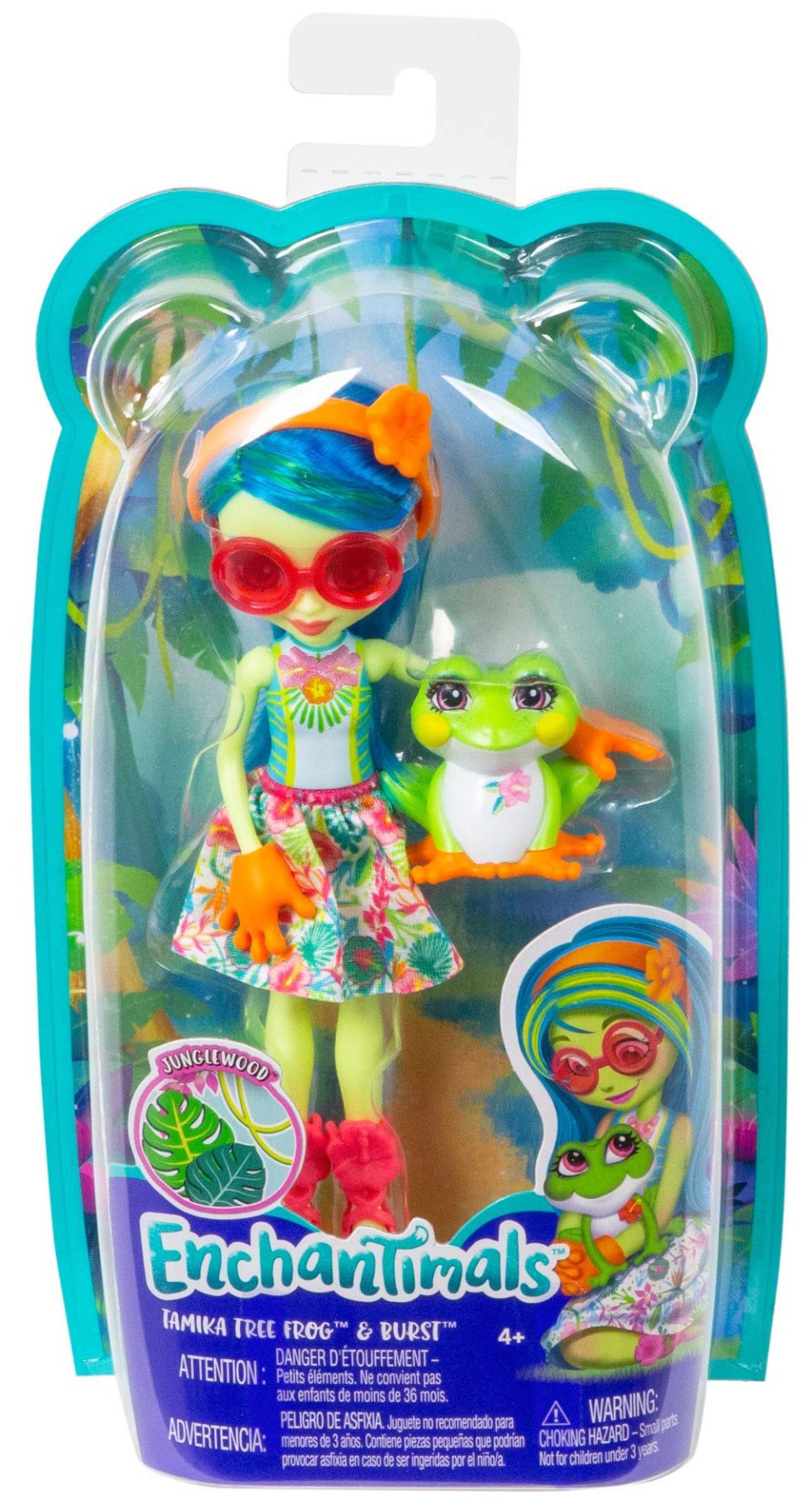 Кукла с питомцем Enchantimals GFN43 Тамика Квакша, 15 см