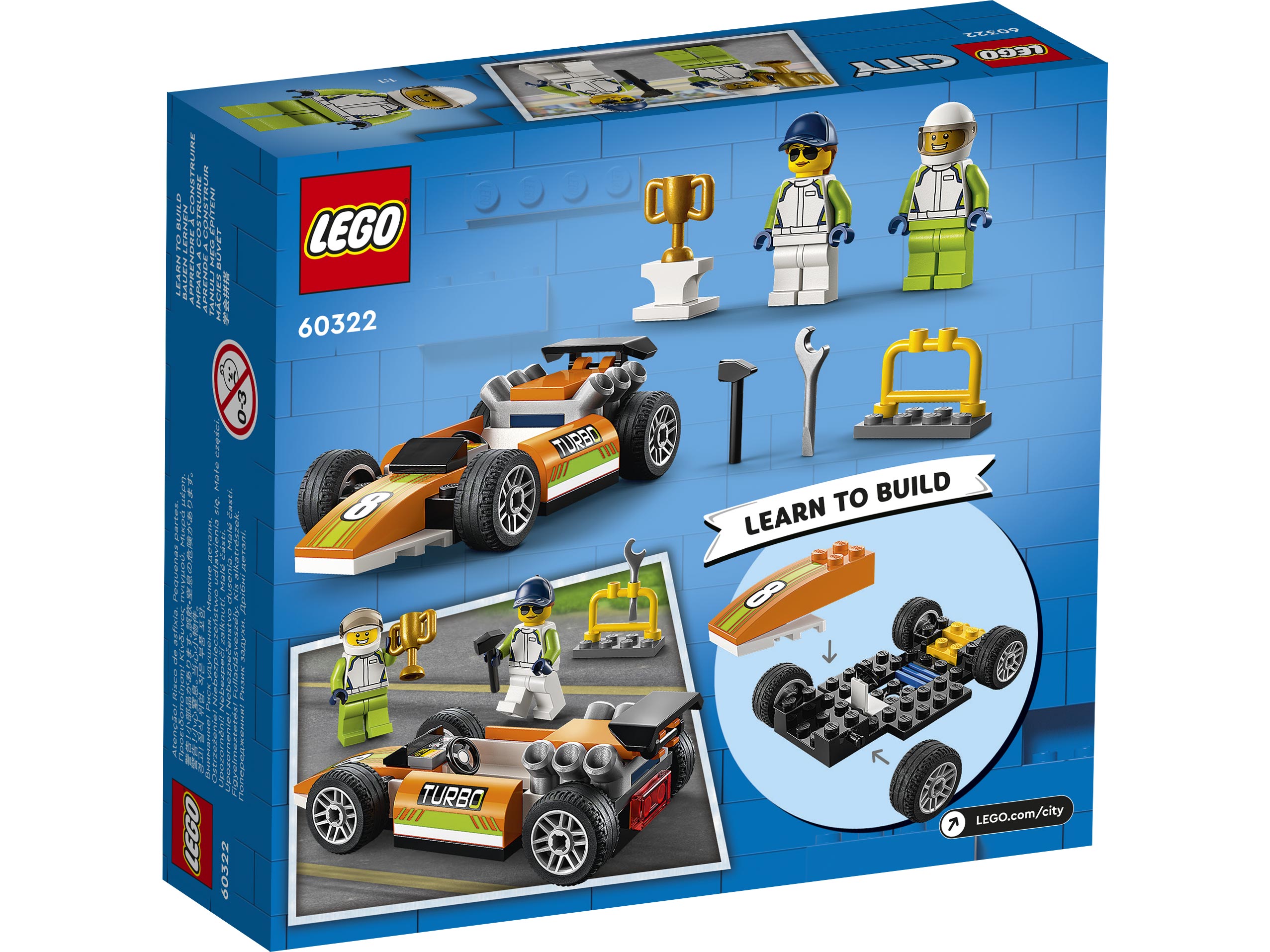 Lego City 60322 Гоночный автомобиль