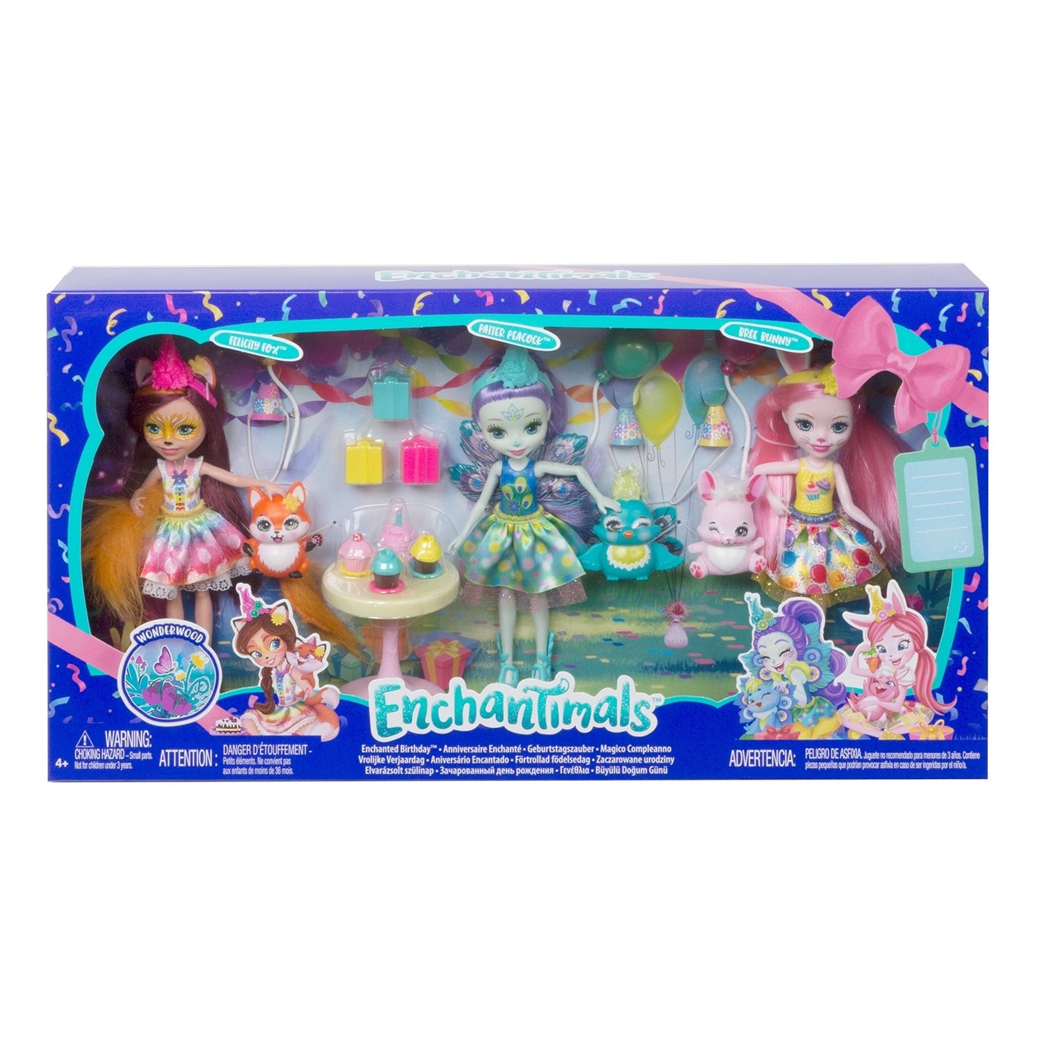 Набор Enchantimals GJX22 День рождения, 15 см