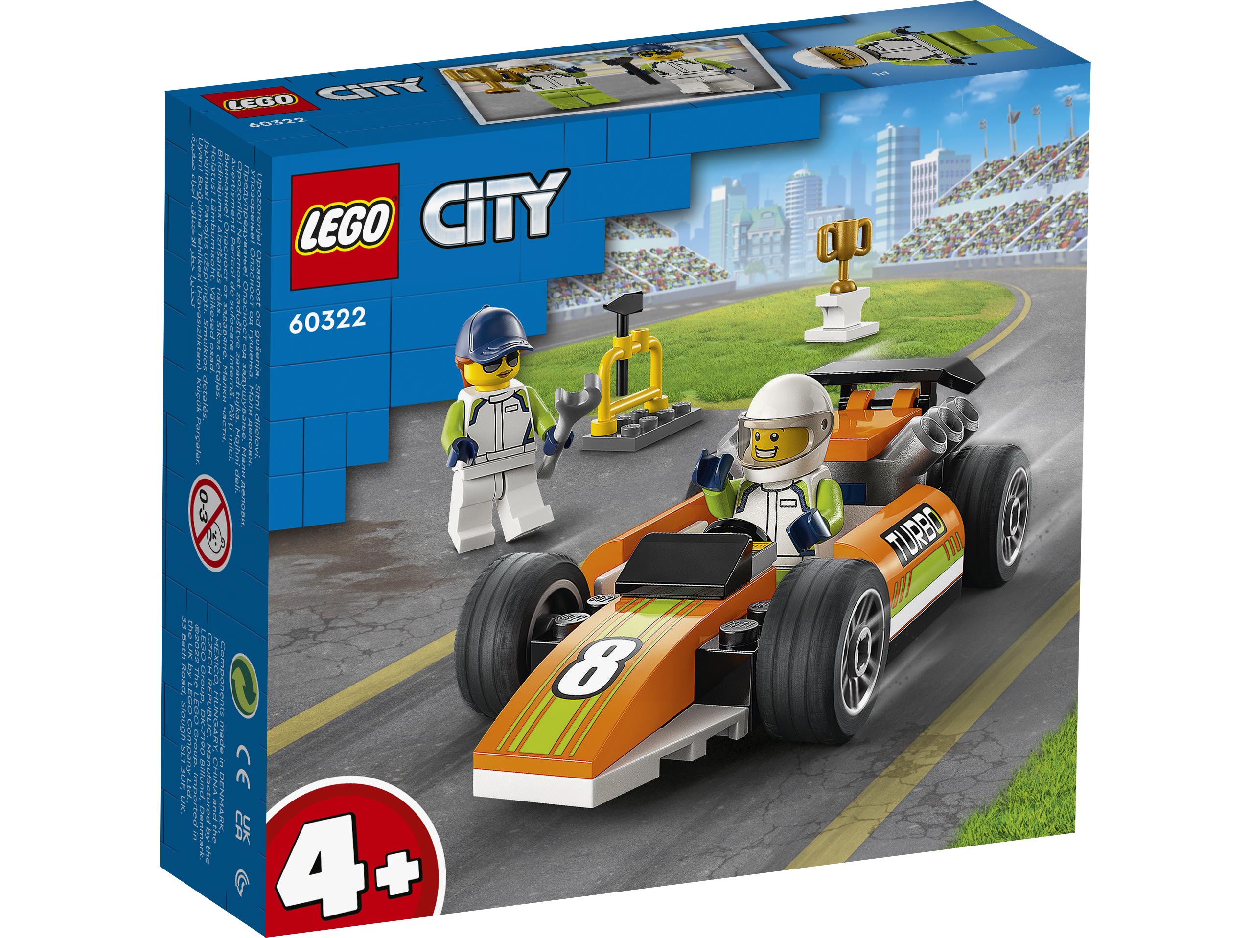 Lego City 60322 Гоночный автомобиль