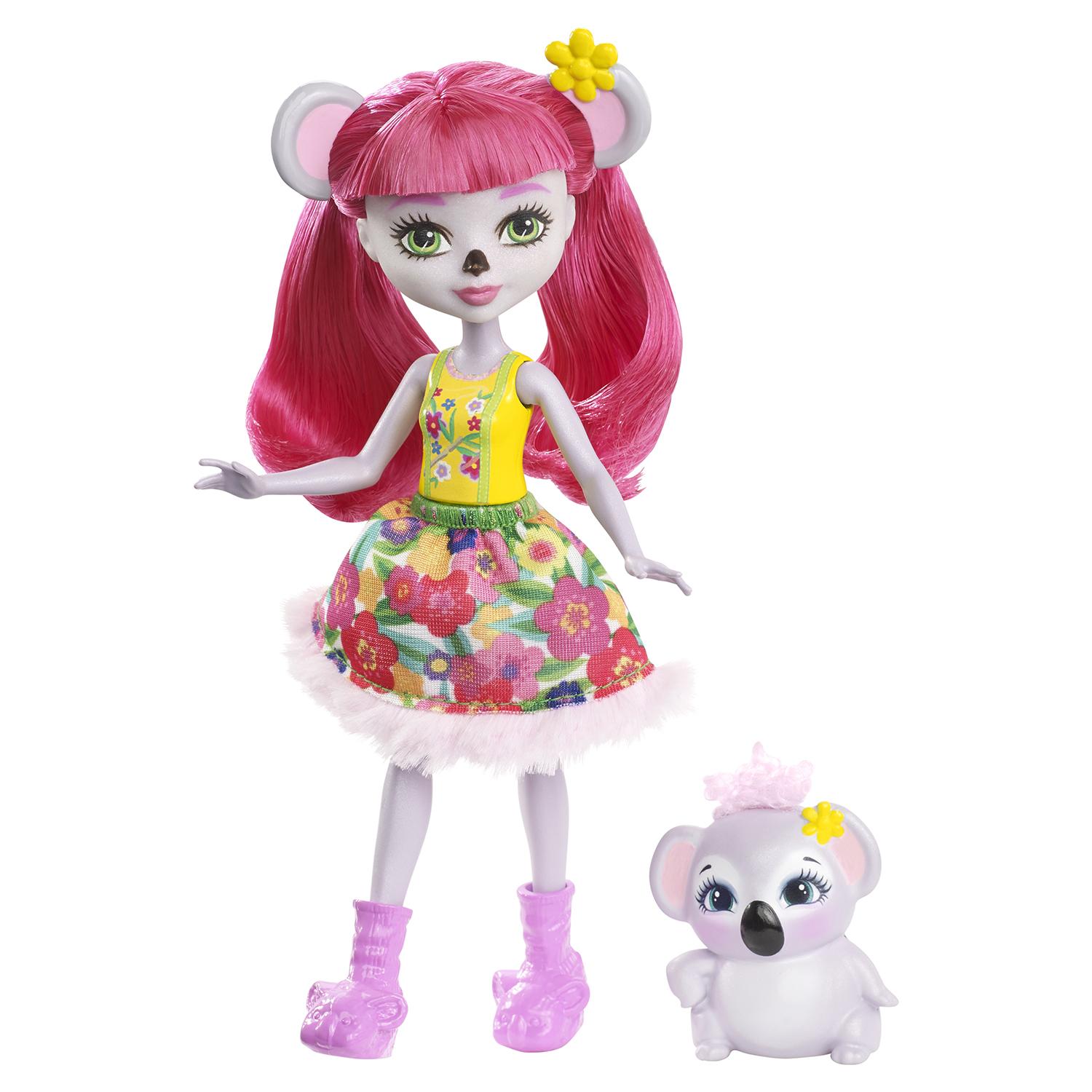Кукла с питомцем Enchantimals FNH24 Карина Коала, 15 см