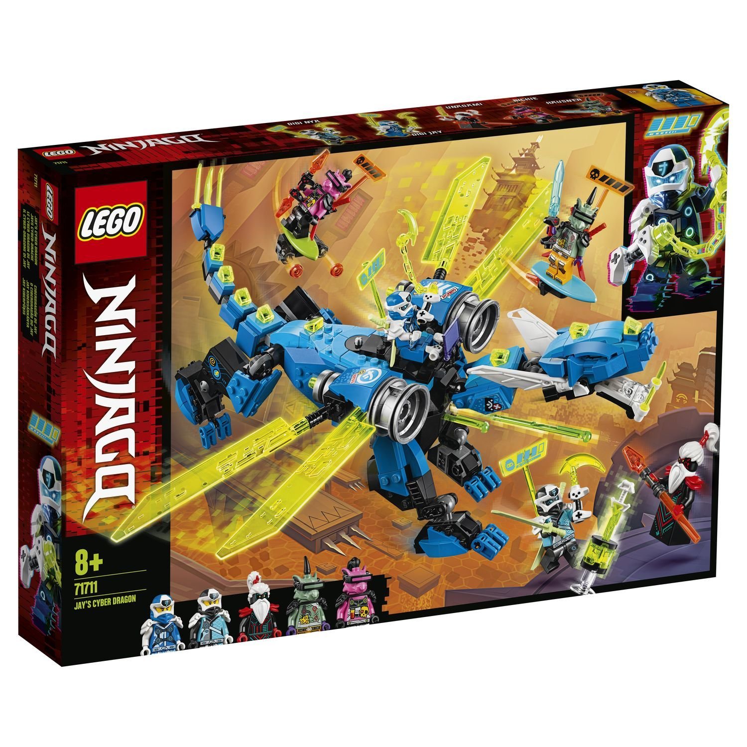 Lego Ninjago 71711 Кибердракон Джея