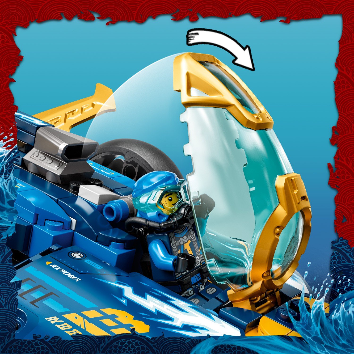 Lego Ninjago 71752 Спидер-амфибия ниндзя