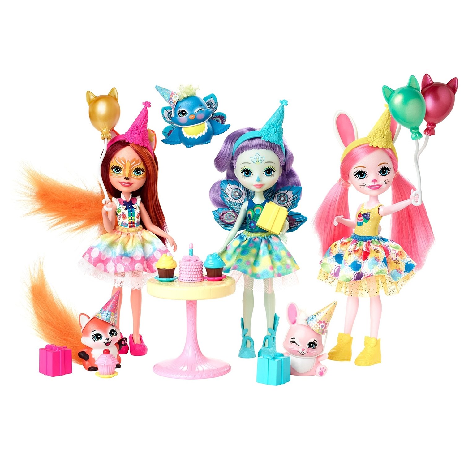 Набор Enchantimals GJX22 День рождения, 15 см