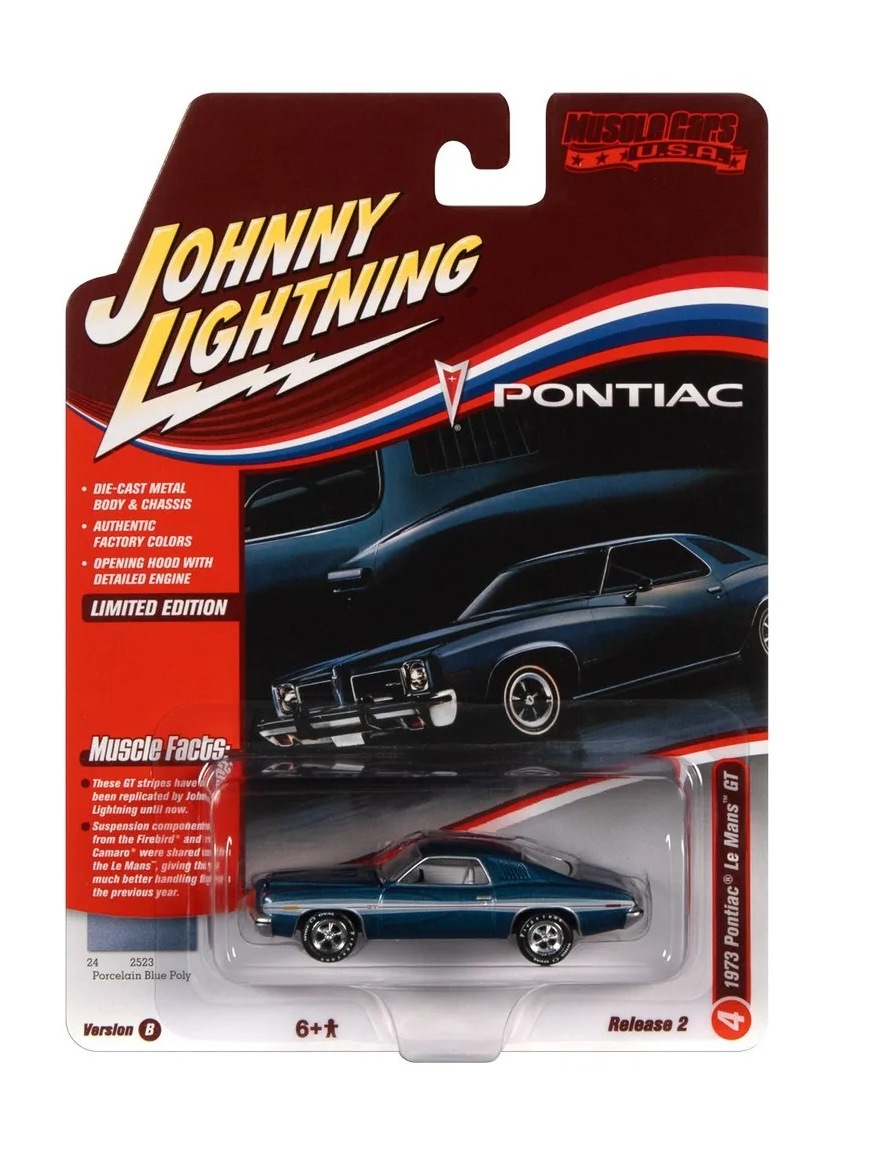 Машинка Johny Lightning 1973 Pontiac Le Mans GT