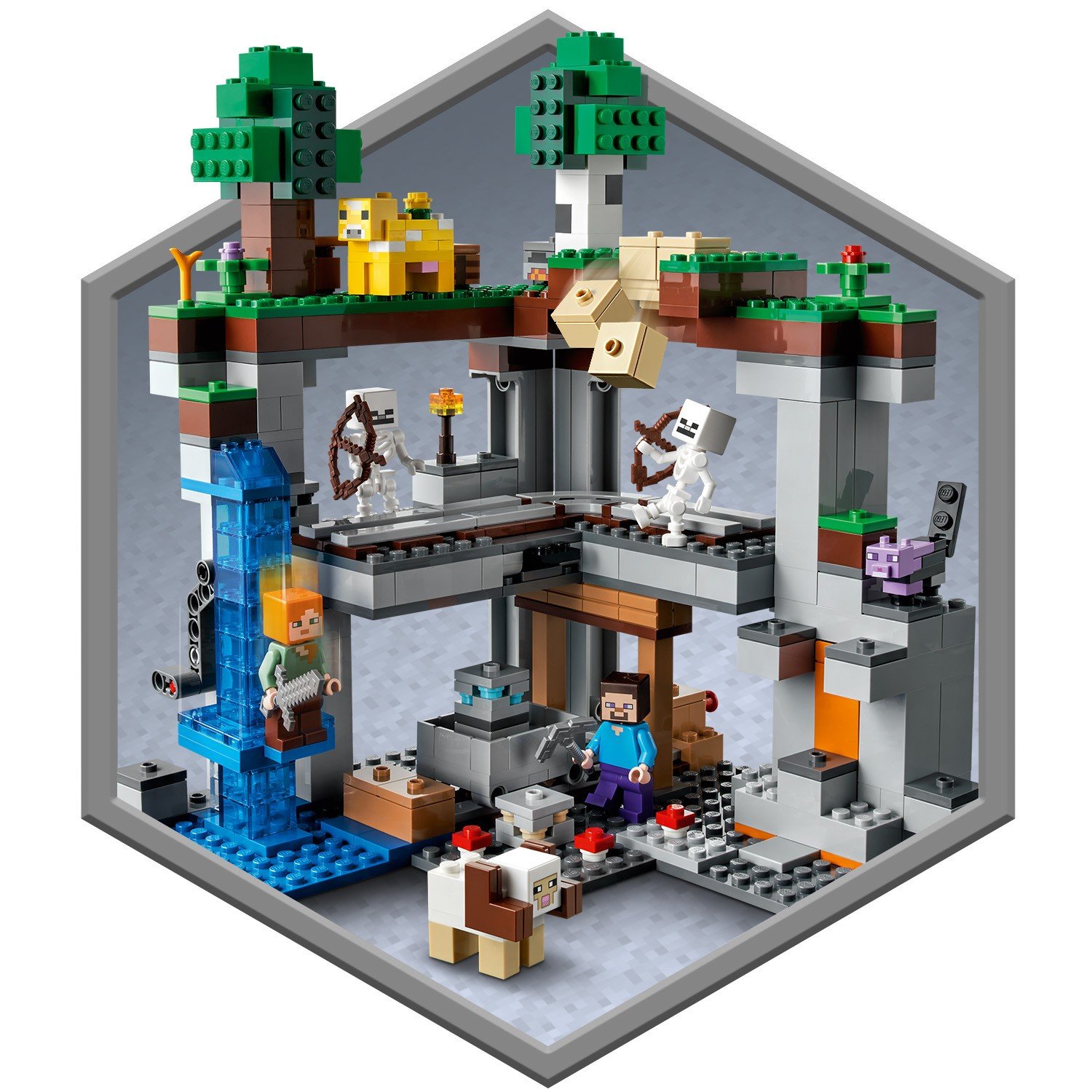 Lego Minecraft 21169 Первое приключение