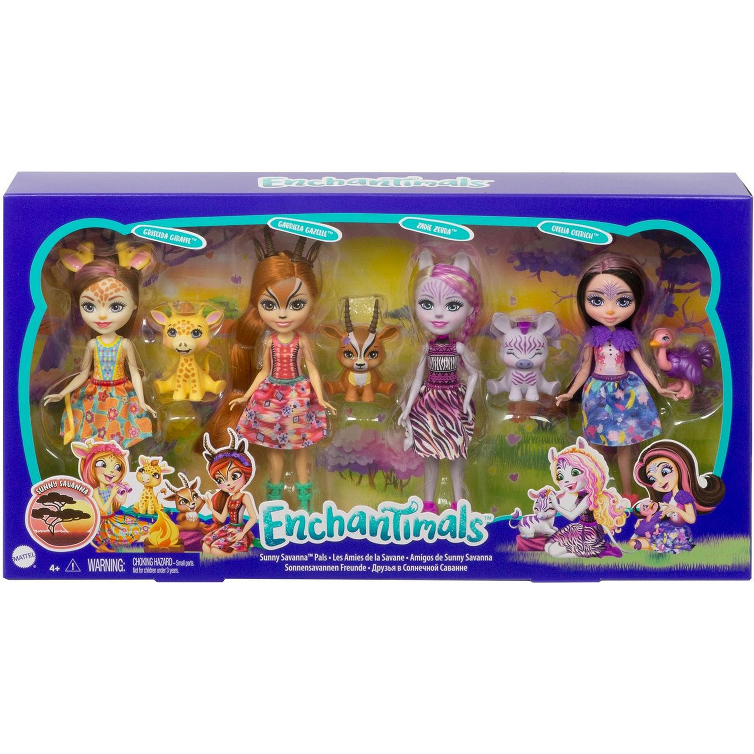 Набор Enchantimals GYN57 Друзья в Солнечной Саванне