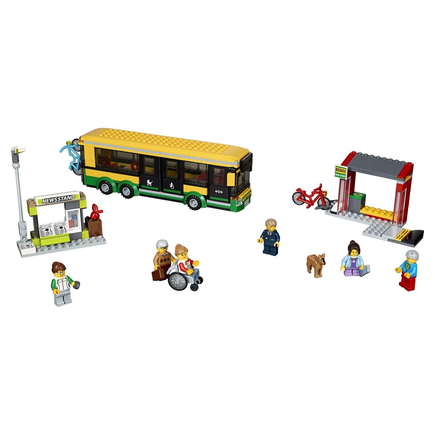 Lego City 60154 Автобусная остановка