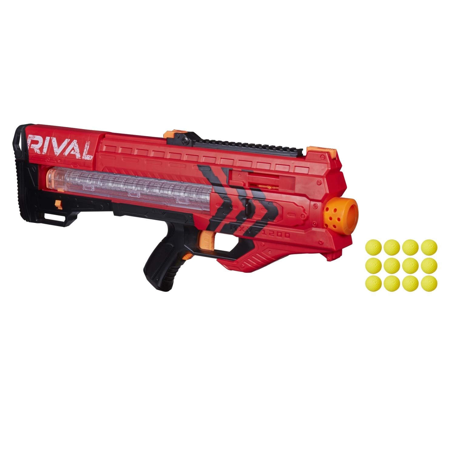 Бластер Nerf Райвал B1592 Зевс красный