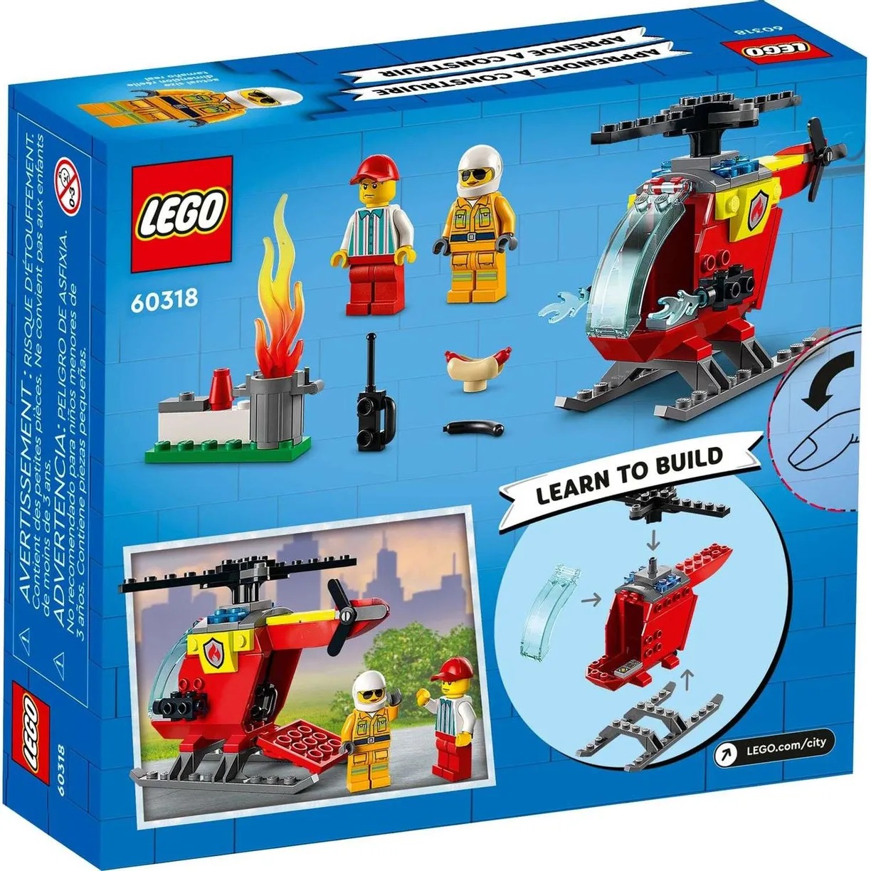 Lego City 60318 Пожарный вертолёт