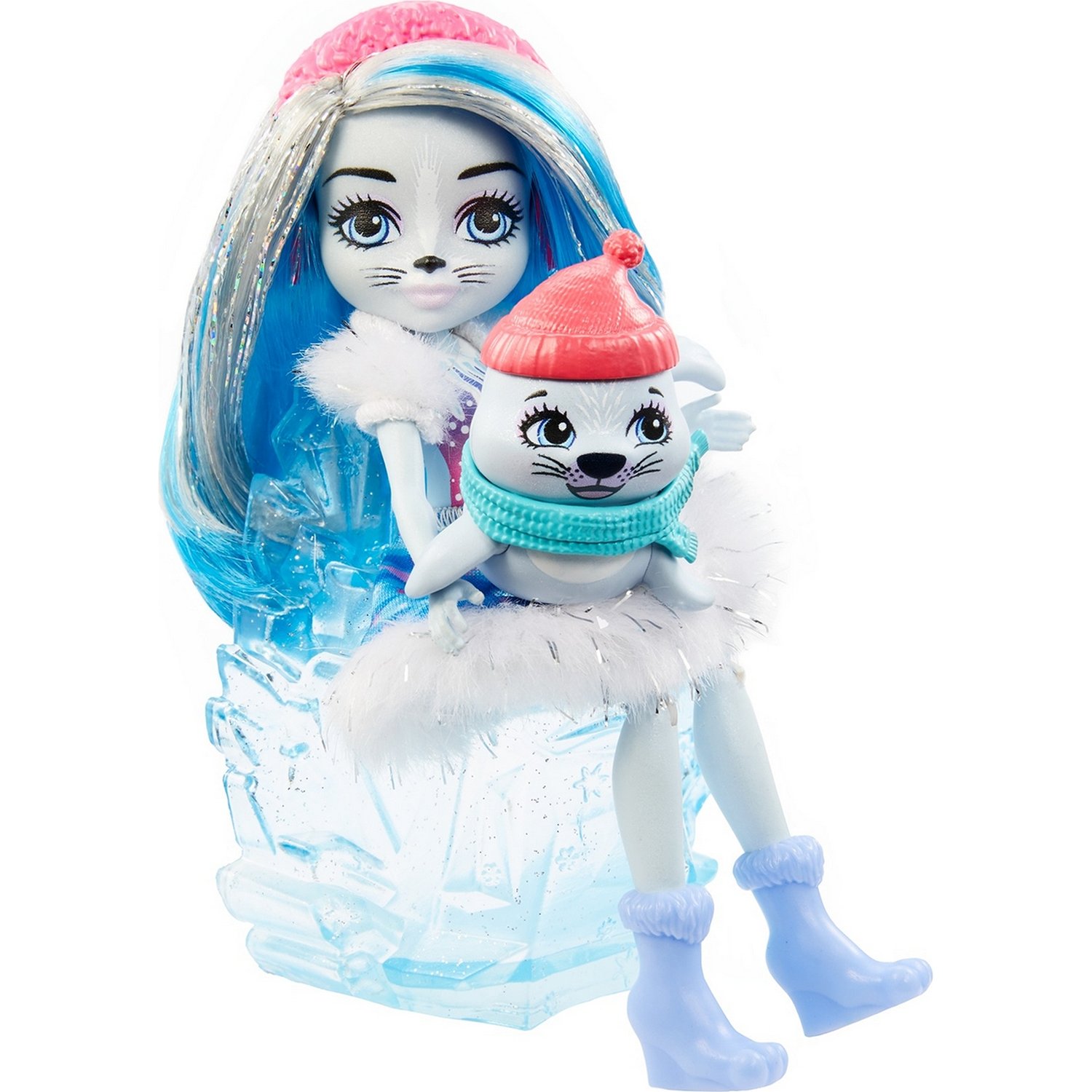 Набор Enchantimals GJX48 Снежная долина Рыбалка на льду