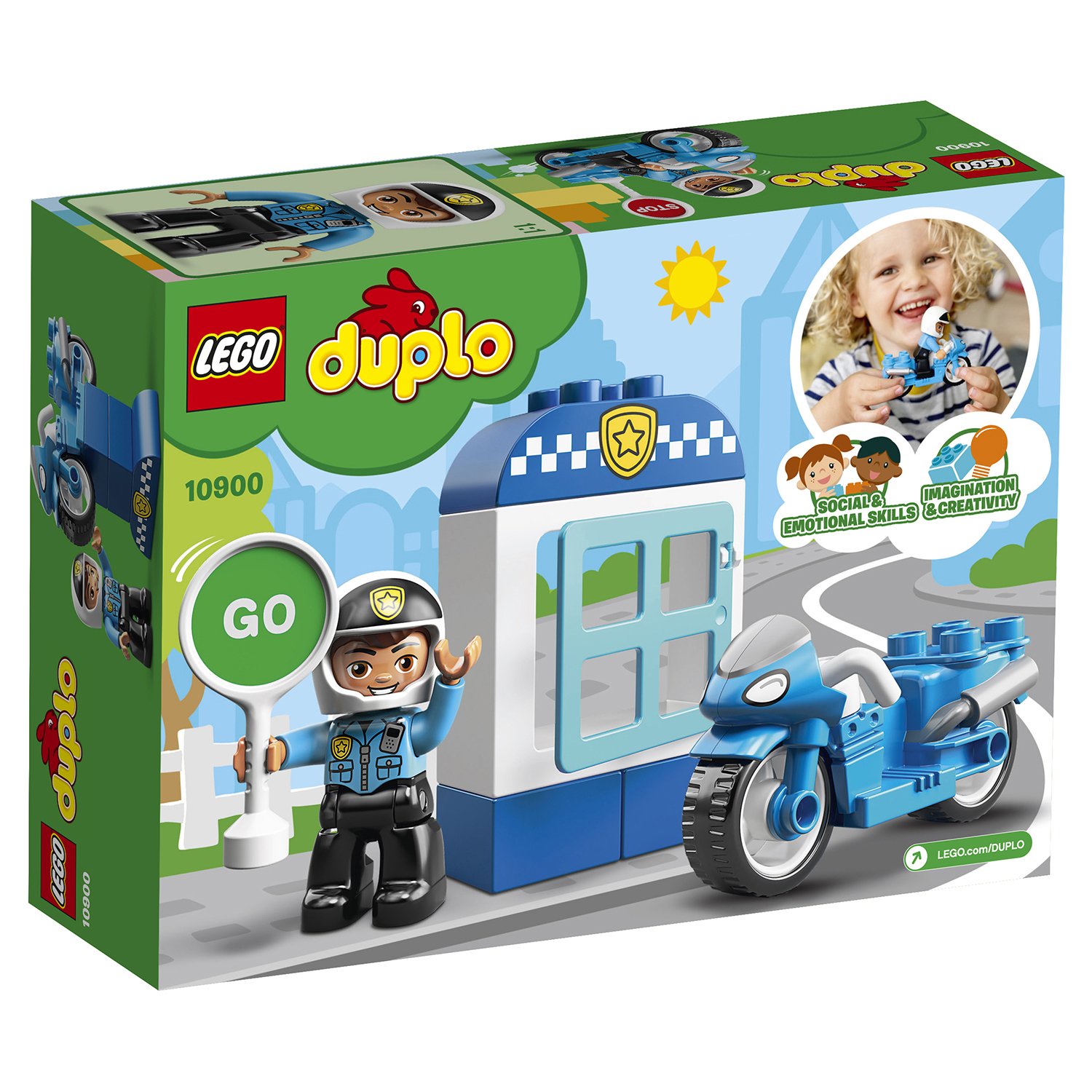 Lego Duplo 10900 Полицейский мотоцикл