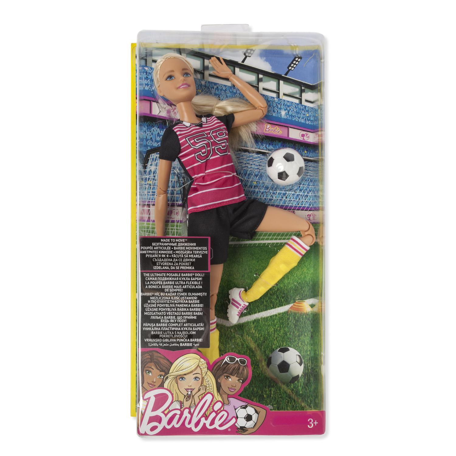 Кукла Barbie DVF69 Спортсменка Футболистка Блондинка