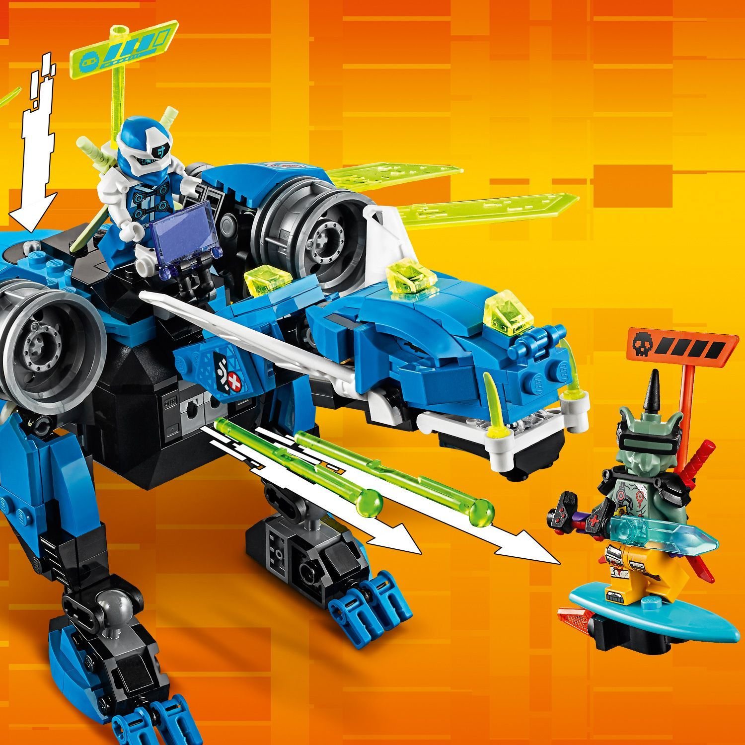 Lego Ninjago 71711 Кибердракон Джея