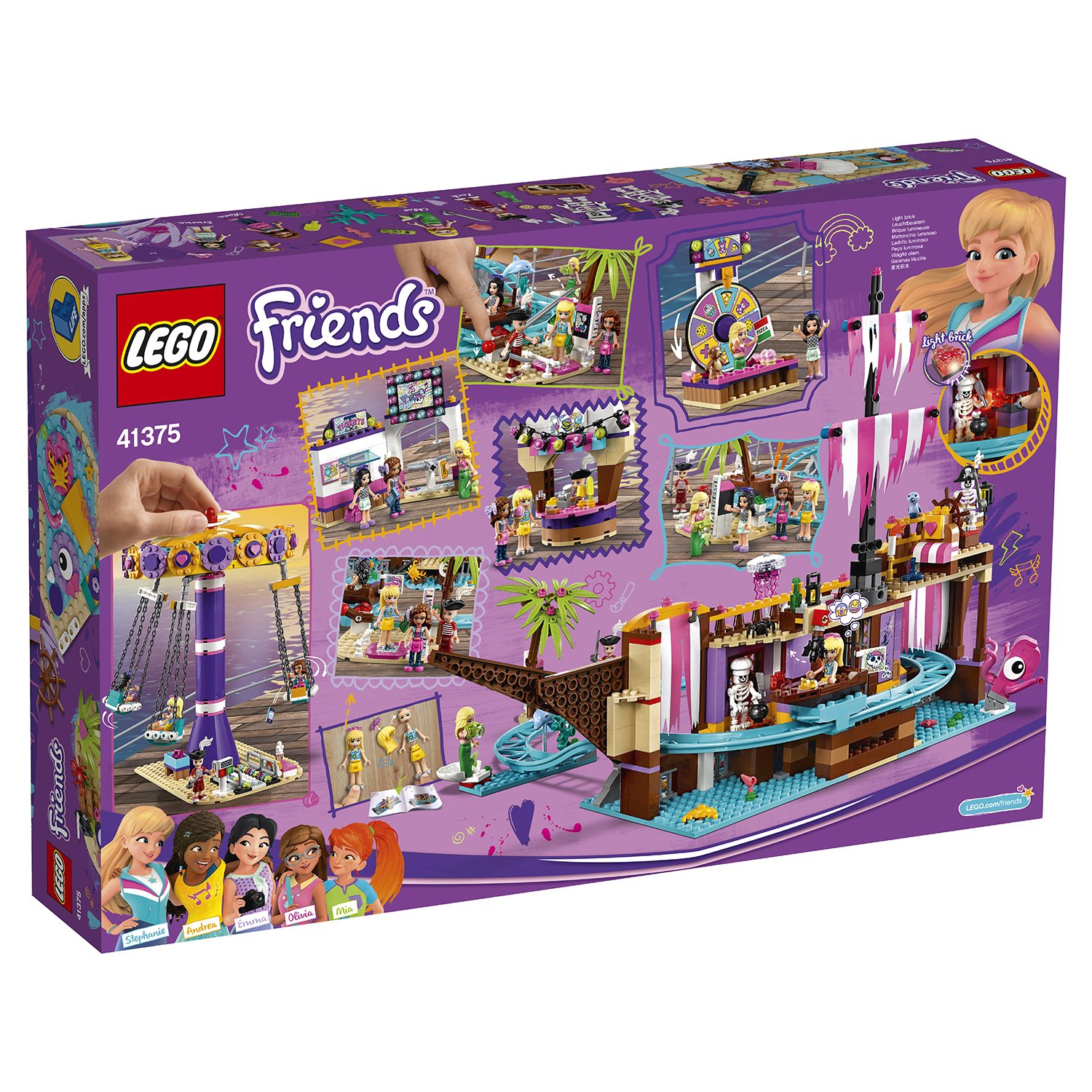 Lego Friends 41375 Прибрежный парк развлечений