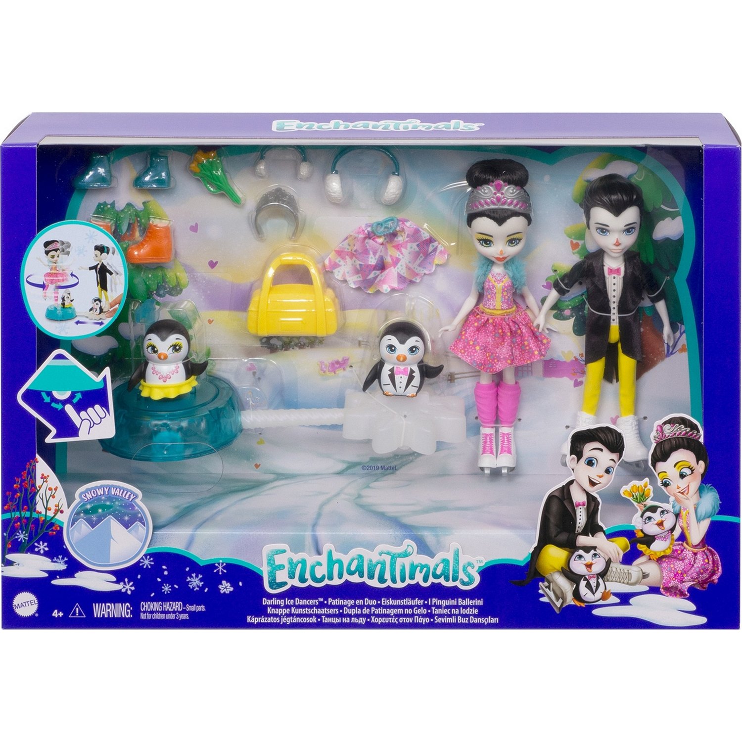 Набор Enchantimals GJX49 Снежная долина Фигурное катание