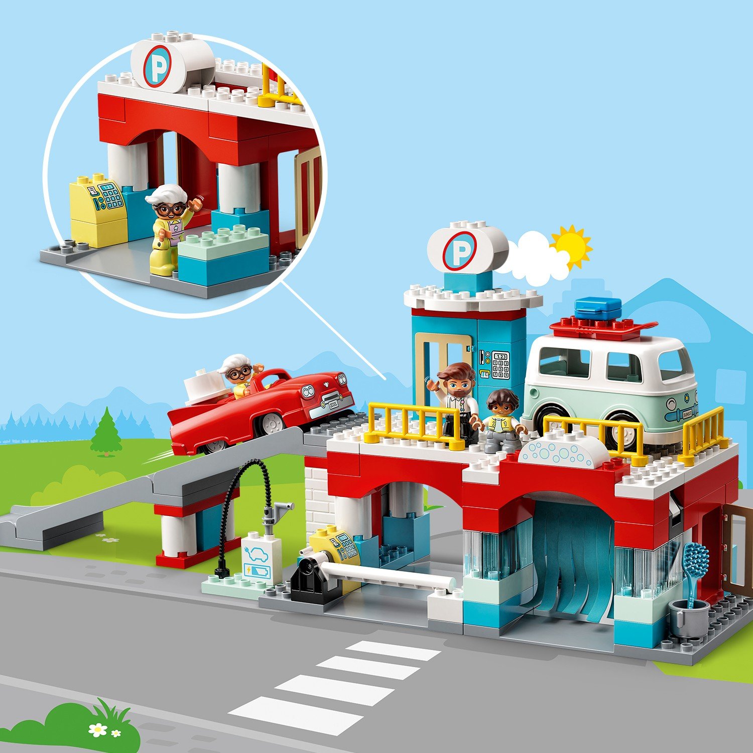 Lego Duplo 10948 Гараж и автомойка
