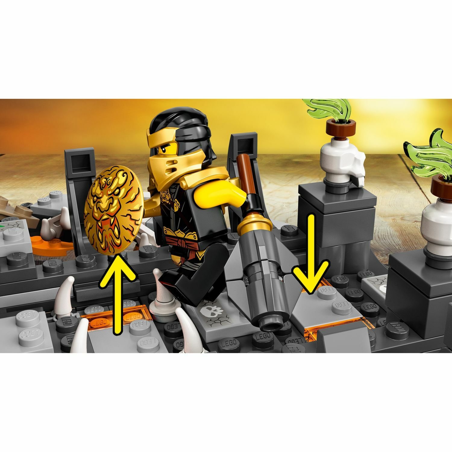 Lego Ninjago 71722 Подземелье колдуна-скелета