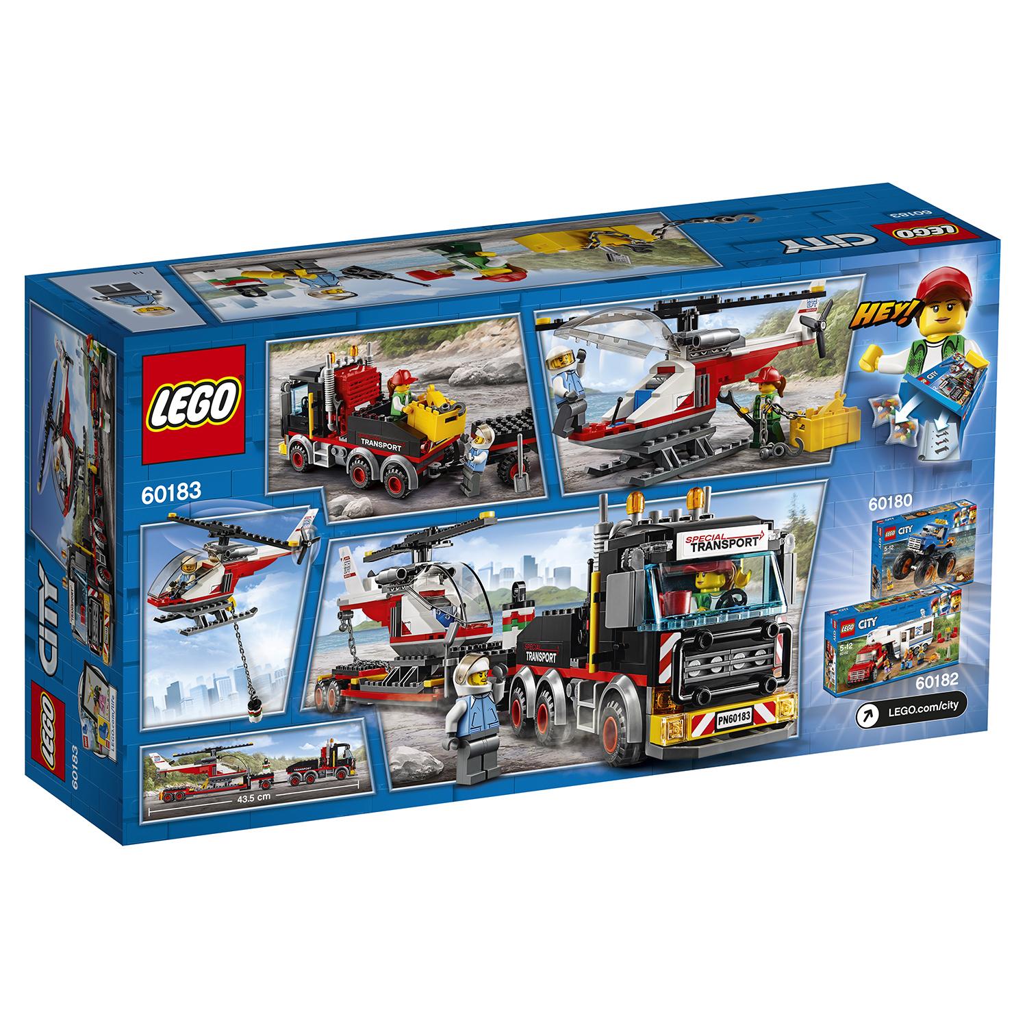 Lego City 60183 Перевозчик вертолета