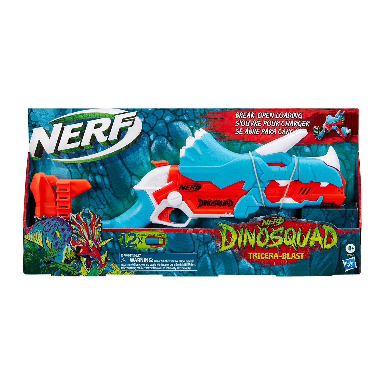 Бластер Nerf Дино F0803 Трицерабласт