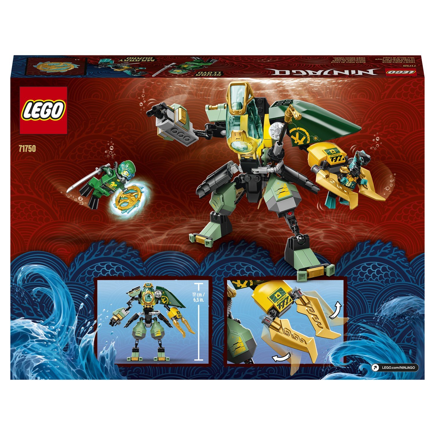 Lego Ninjago 71750 Водный робот Ллойда