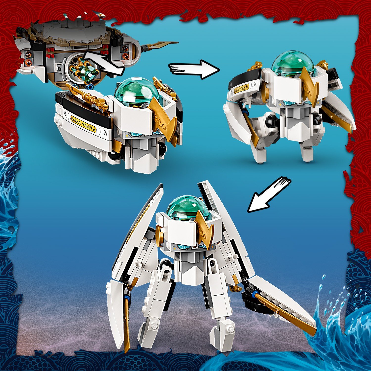 Lego Ninjago 71756 Подводный «Дар Судьбы»