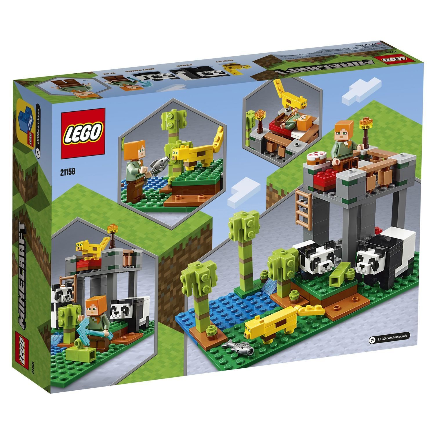 Lego Minecraft 21158 Питомник панд