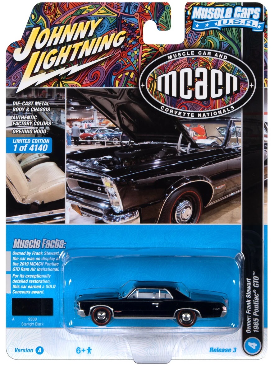 Машинка Johny Lightning 1965 Pontiac GTO