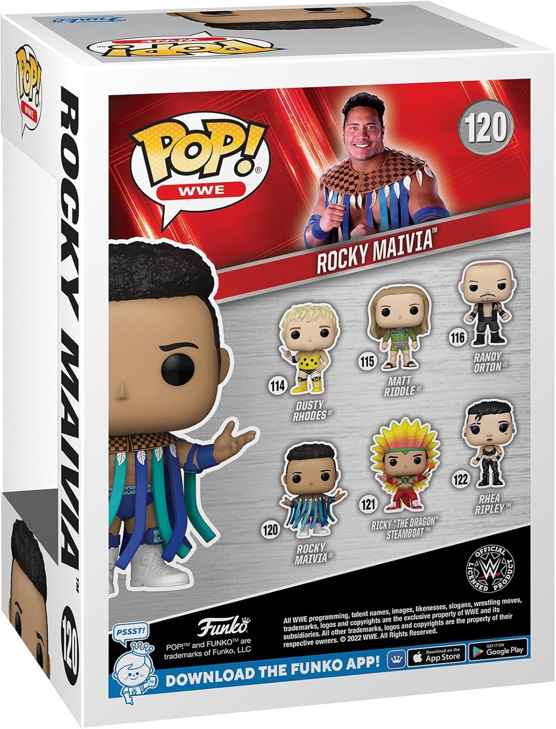 Фигурка Funko POP! WWE Rocky Maivia №120